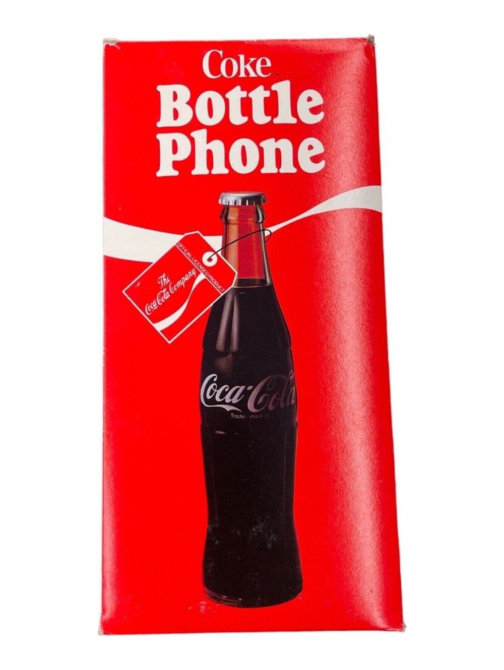 Coca Cola Bottle Shaped Full Feature Electronic Corded Phone 5000 1983 Vintage